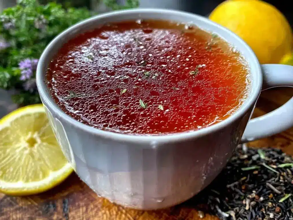 quick soothing tea recipe - featured image