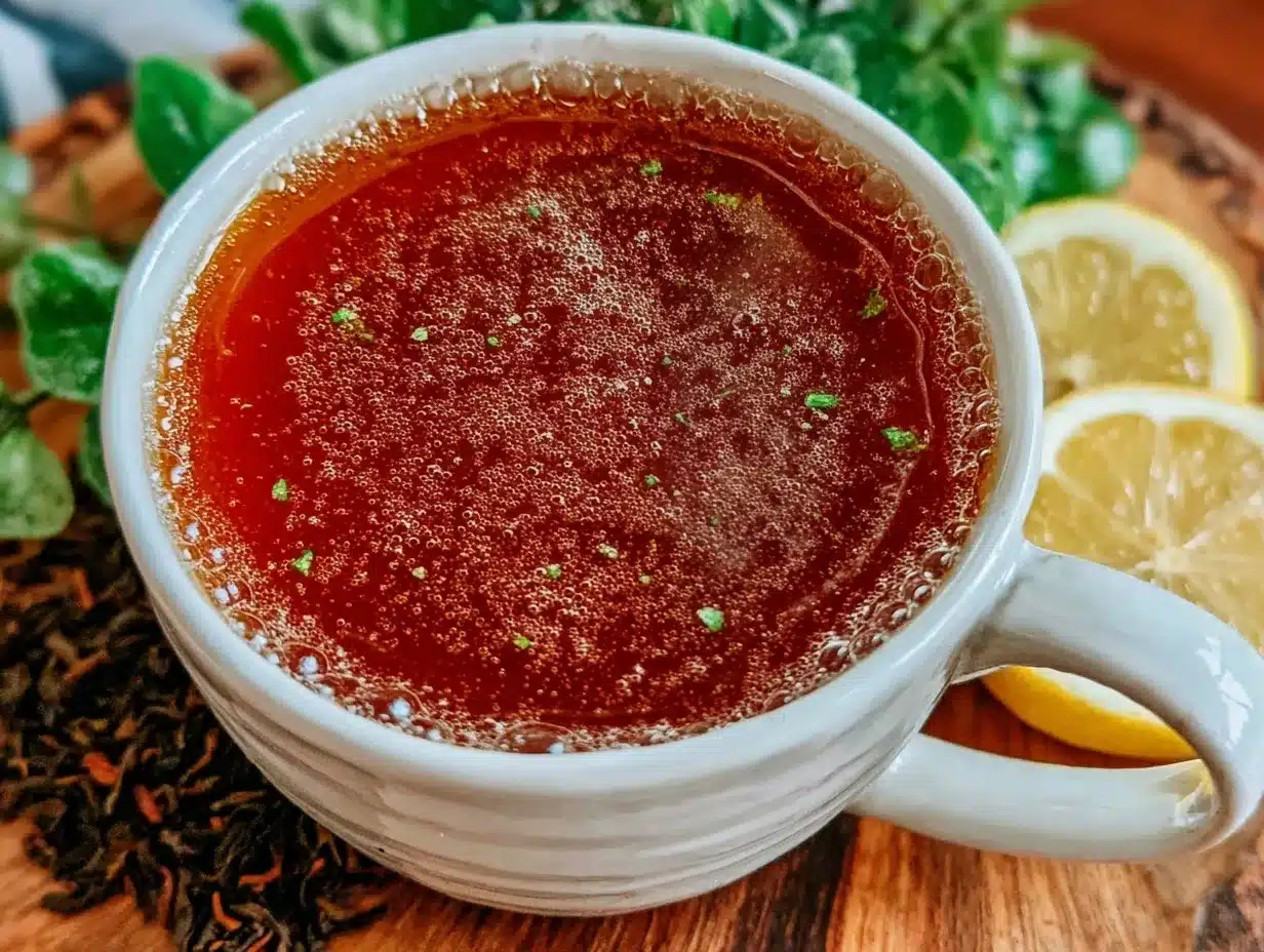 quick soothing tea recipe preparation steps
