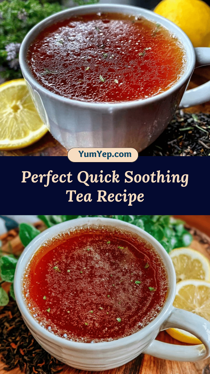quick soothing tea recipe recipe