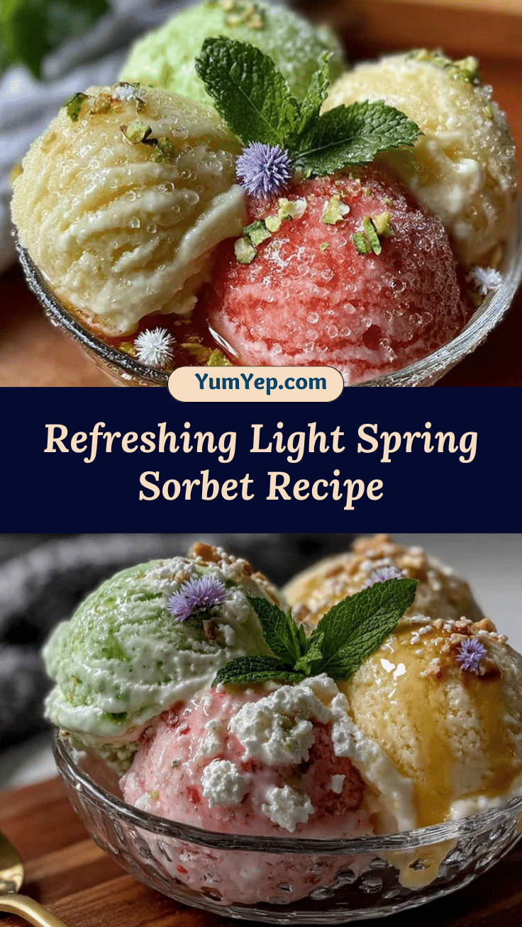 refreshing light spring sorbet recipe recipe