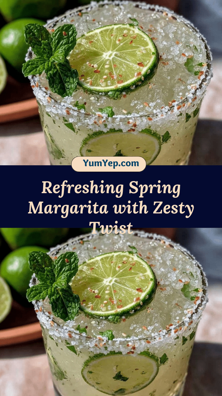 Refreshing Spring Margarita recipe