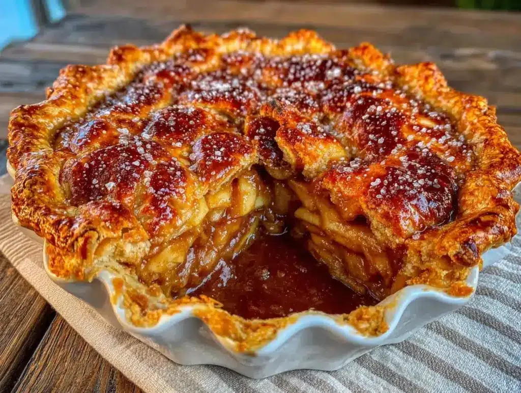 Salted Caramel Apple Pie - featured image