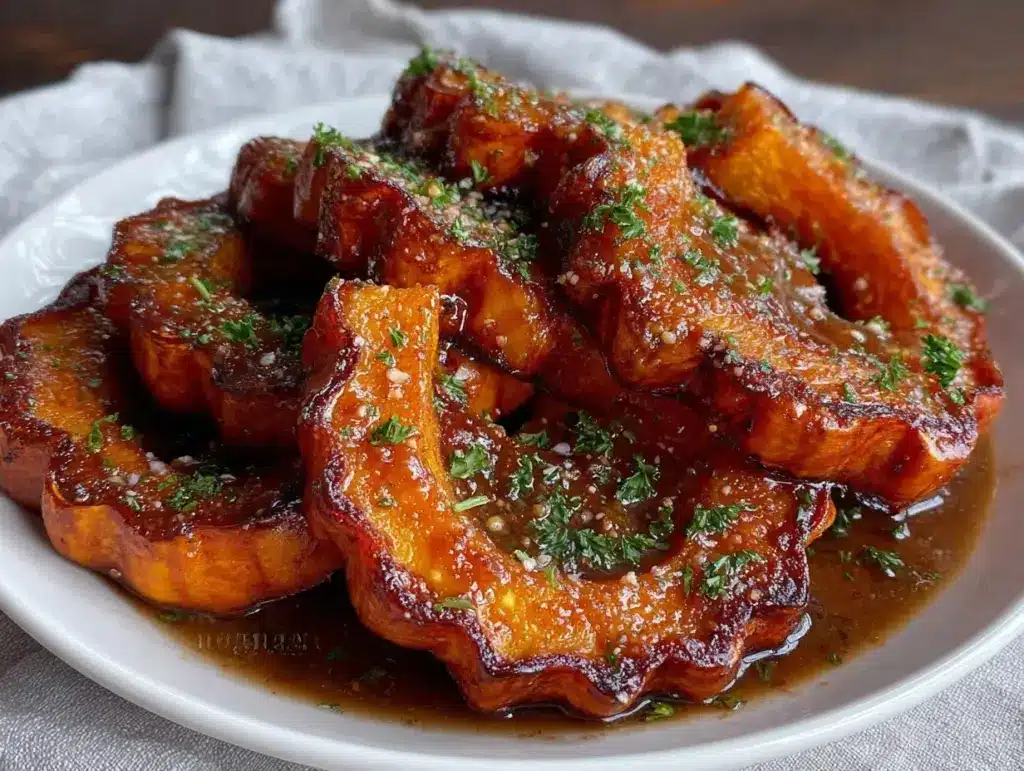 savory roasted acorn squash - featured image