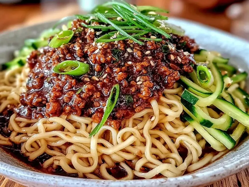 Savory Zha Jiang Mian Noodles - featured image