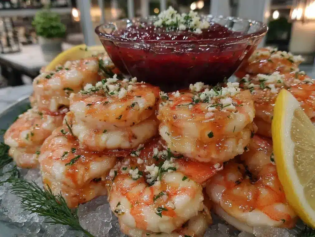 shrimp cocktail tower - featured image