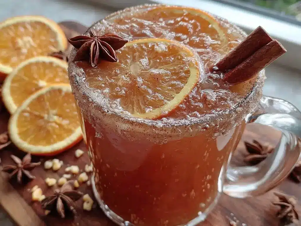 slow cooker wassail - featured image