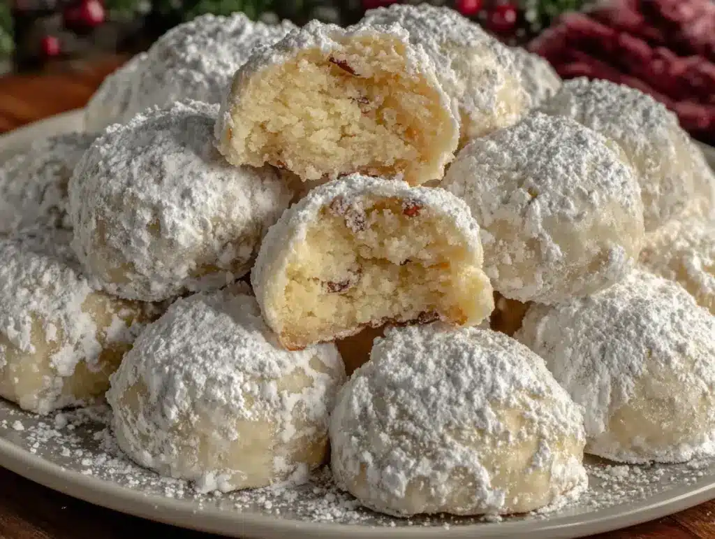 snowball cookies - featured image