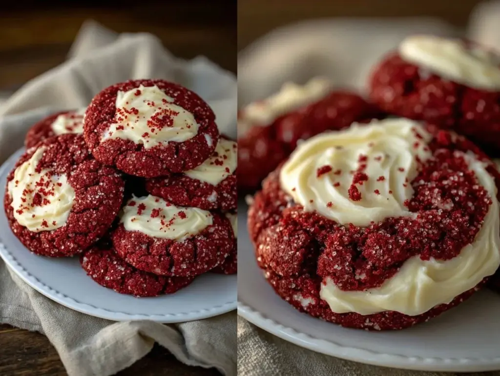 Soft and Chewy Red Velvet Cookies - featured image