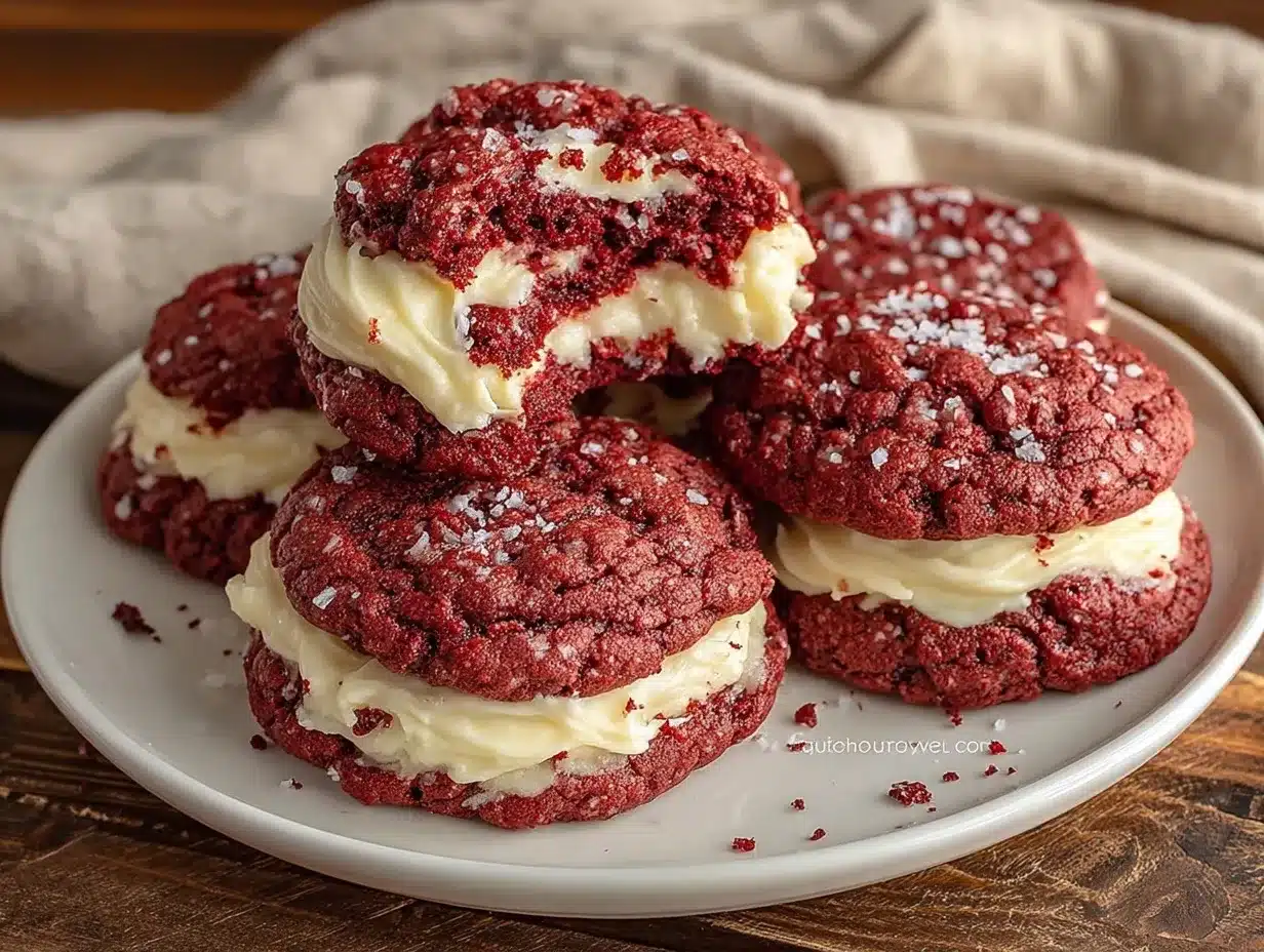 Soft and Chewy Red Velvet Cookies preparation steps
