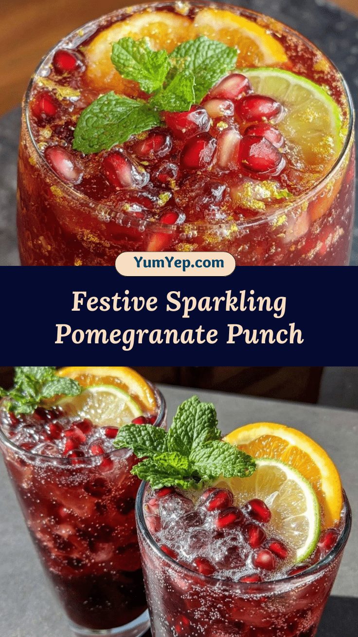 sparkling pomegranate punch recipe