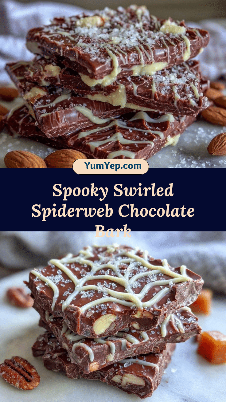 spiderweb chocolate bark recipe