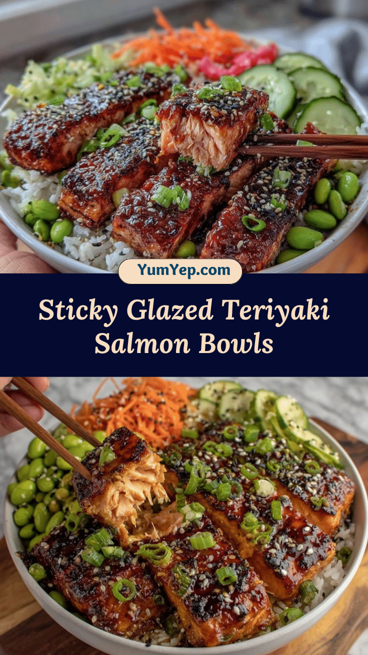 Teriyaki Salmon Rice Bowls recipe