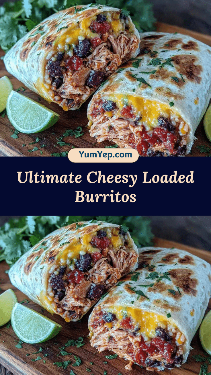 ultimate cheesy loaded burritos recipe