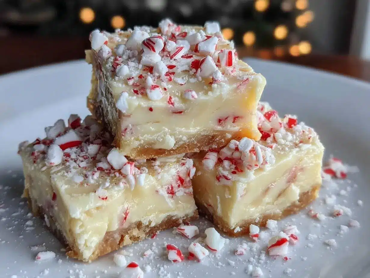 white chocolate peppermint fudge preparation steps