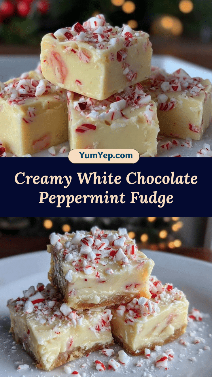 white chocolate peppermint fudge recipe