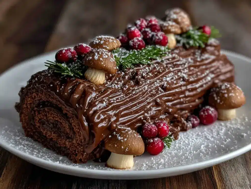 Yule Log Cake - featured image