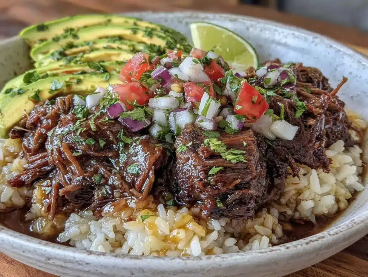 beef barbacoa bowls preparation steps