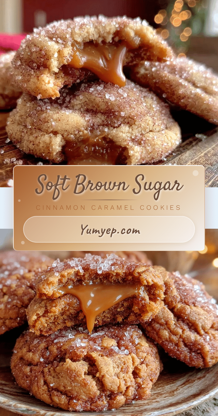 brown sugar cinnamon caramel cookies recipe