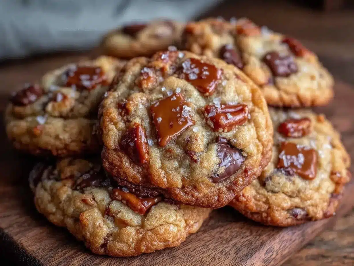 Browned Butter Toffee Chocolate Chip Cookies preparation steps
