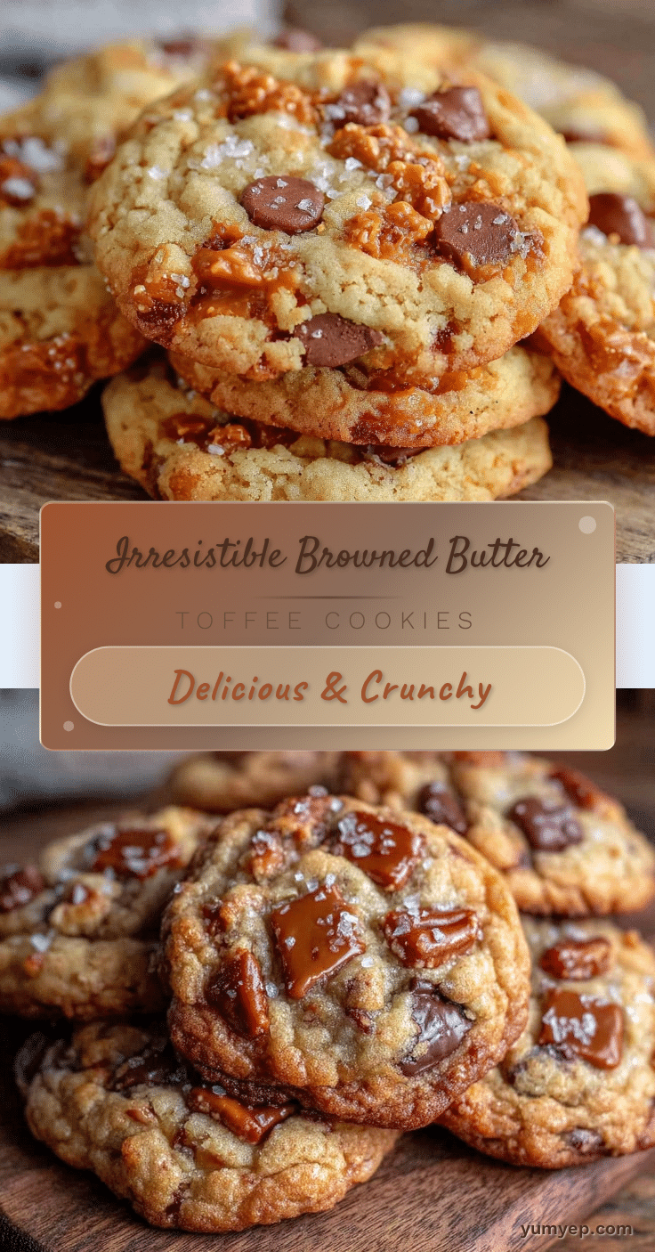 Browned Butter Toffee Chocolate Chip Cookies recipe