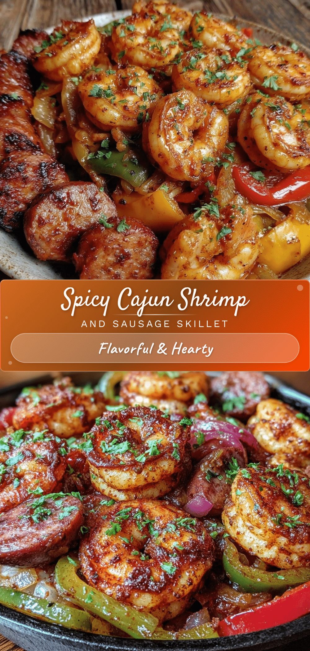 Cajun shrimp and sausage skillet recipe