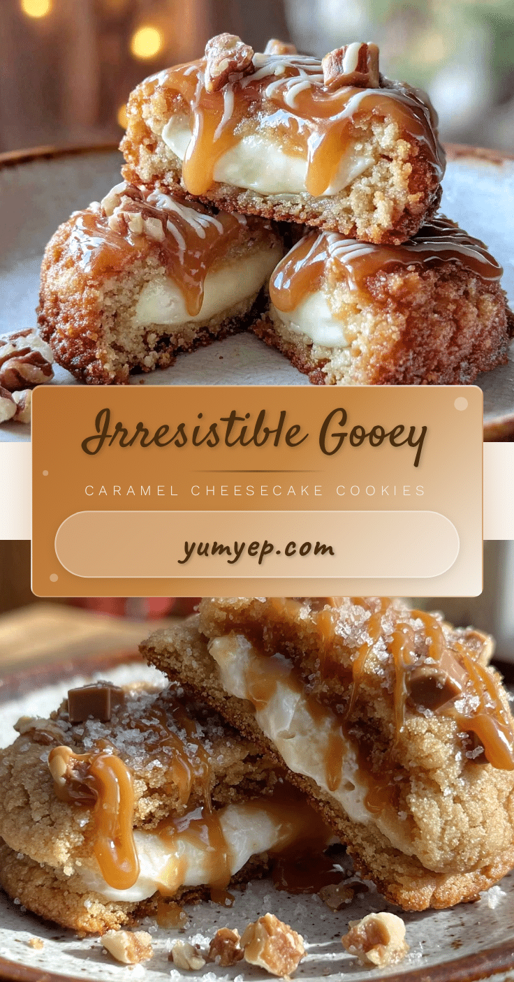 caramel cheesecake cookies recipe