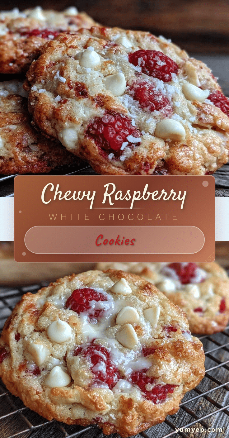 chewy raspberry white chocolate cookies recipe
