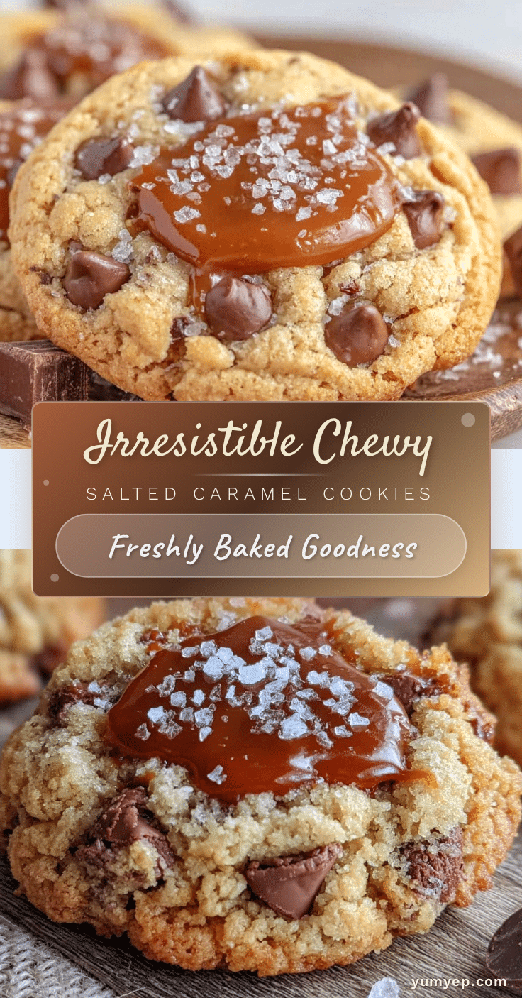 chewy salted caramel cookie recipe recipe