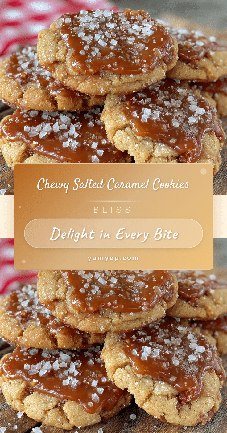 chewy salted caramel cookies recipe