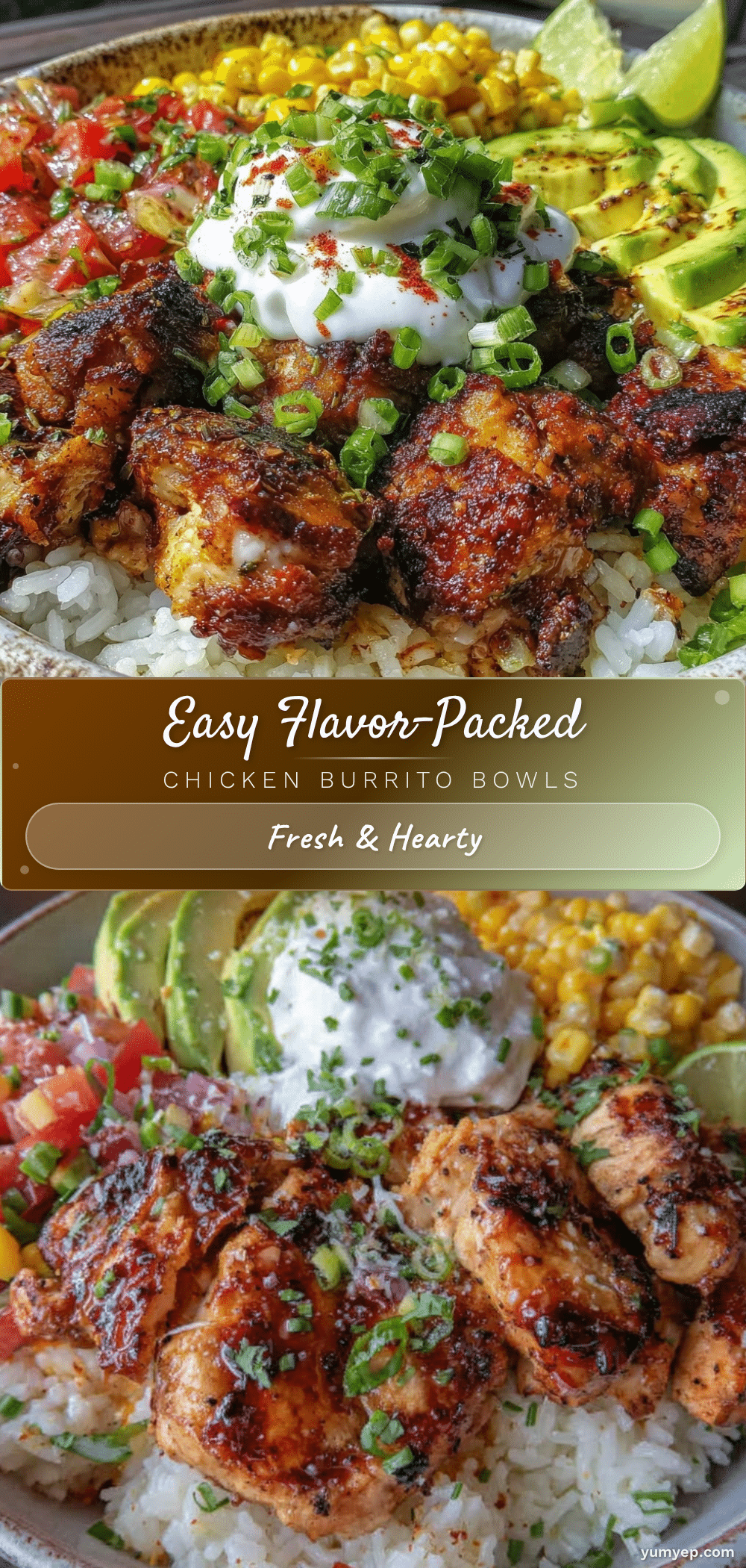 chicken burrito bowls recipe