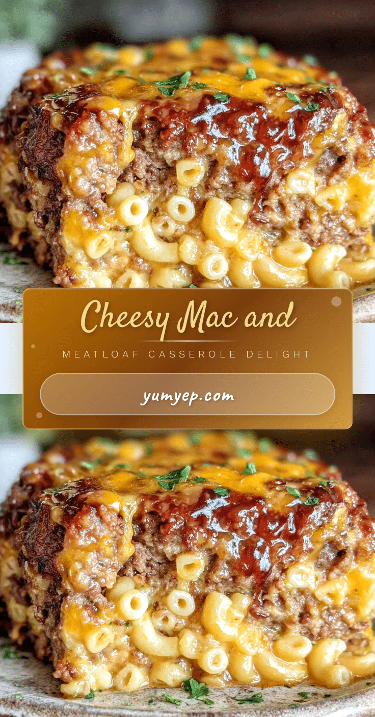 comforting mac and cheese meatloaf casserole recipe