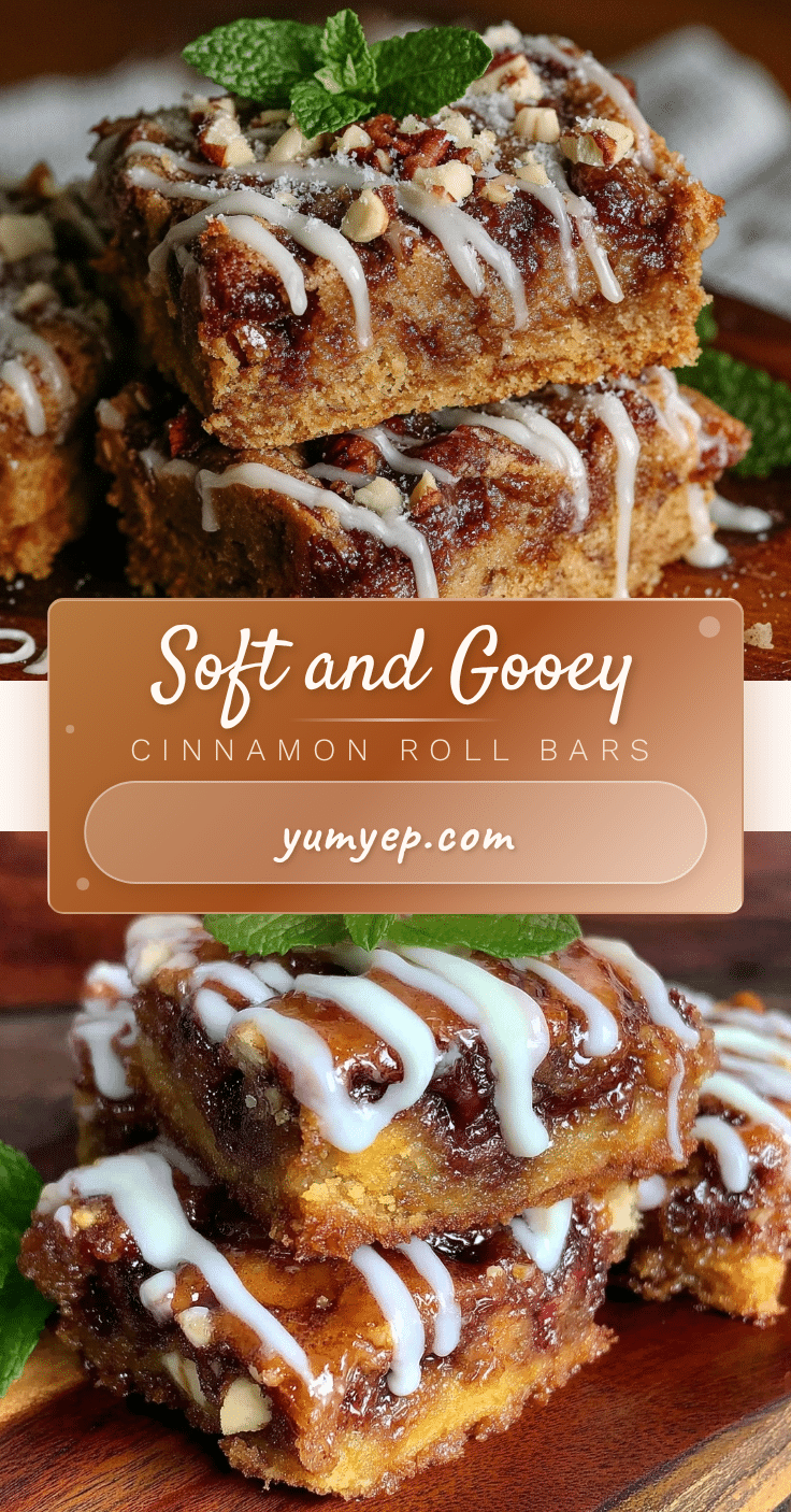 cozy cinnamon roll bars recipe