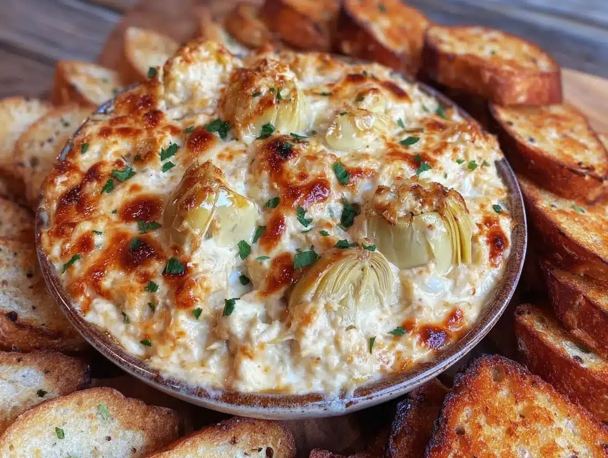 crab and artichoke dip preparation steps