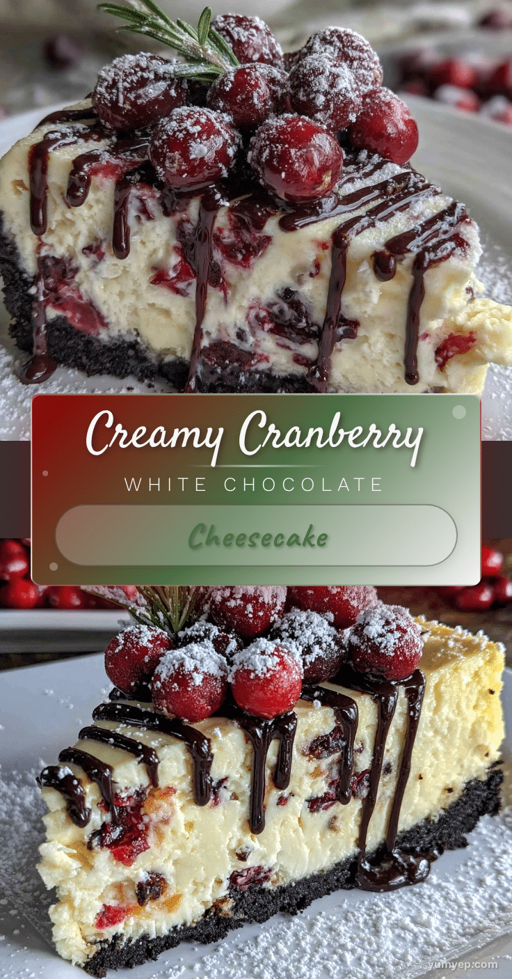 cranberry white chocolate cheesecake recipe