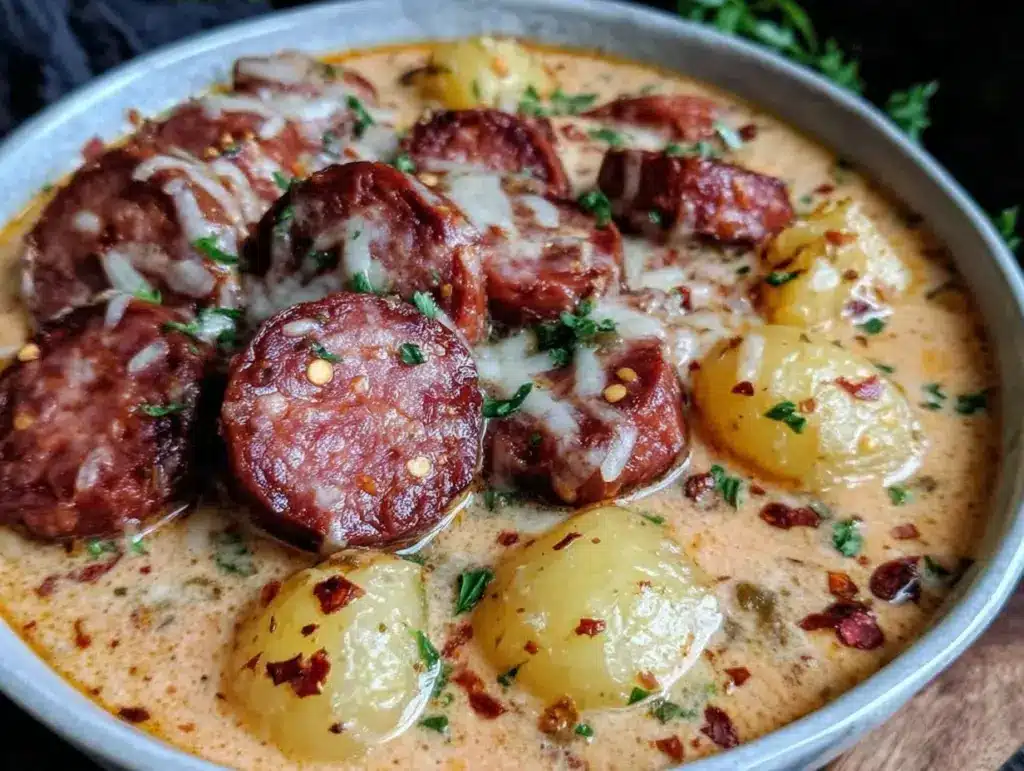 creamy cajun potato soup - featured image
