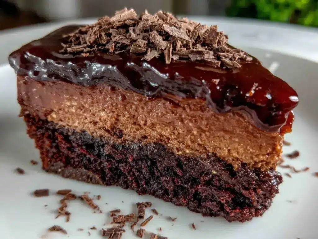 Creamy Chocolate Mousse Cake - featured image