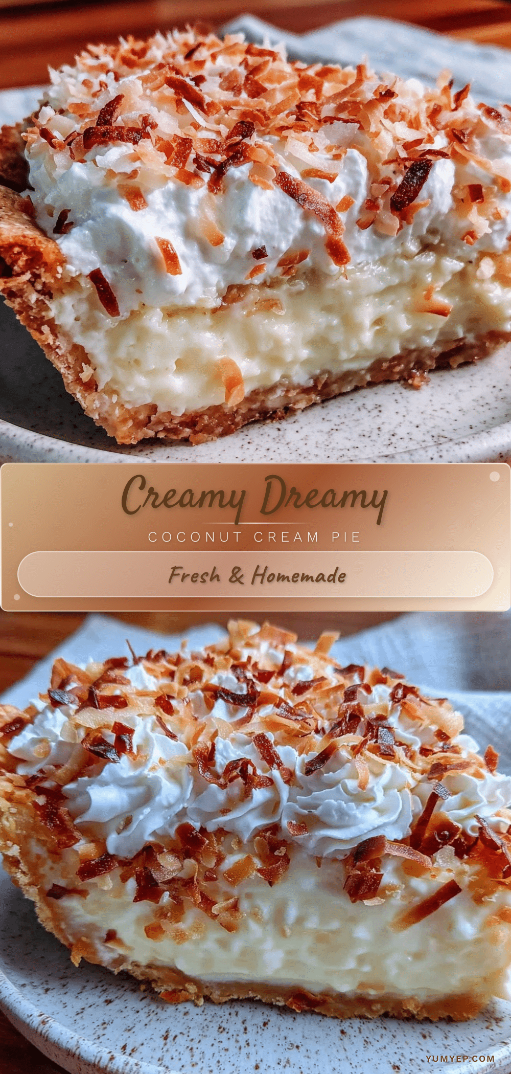 creamy coconut cream pie recipe