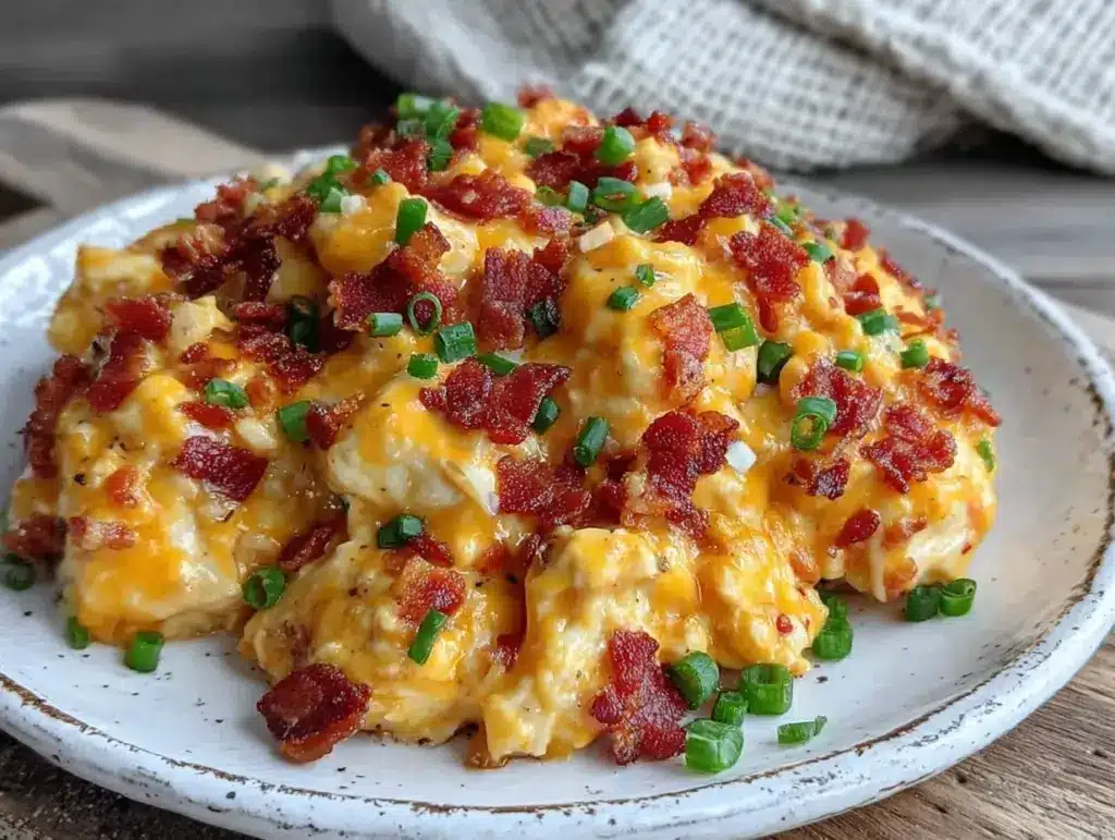 creamy keto crack chicken - featured image