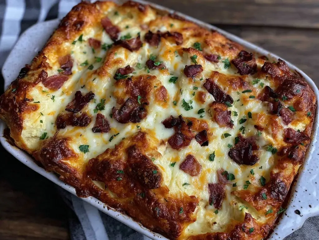 Creamy King Ranch Chicken Casserole - featured image