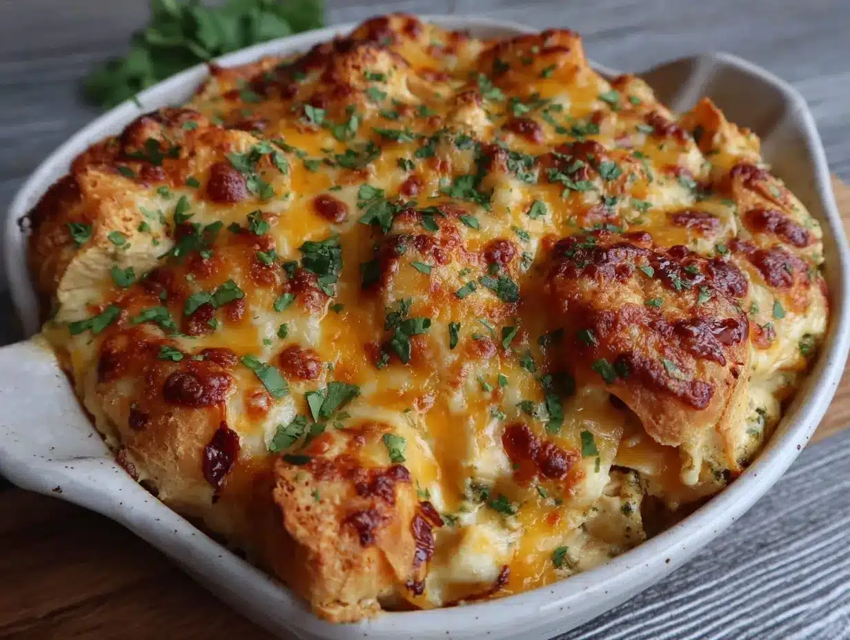 Creamy King Ranch Chicken Casserole preparation steps