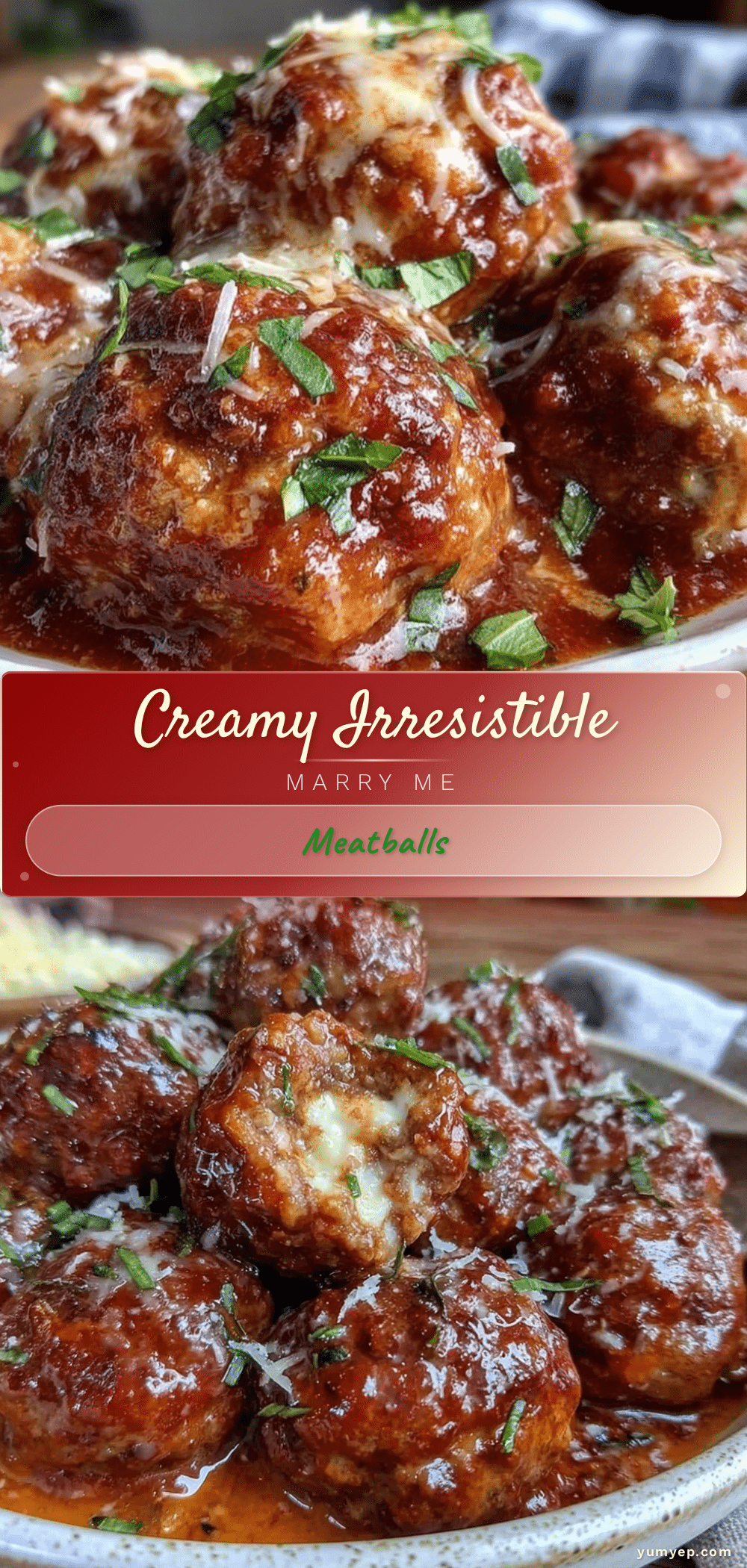 Creamy Marry Me Meatballs recipe