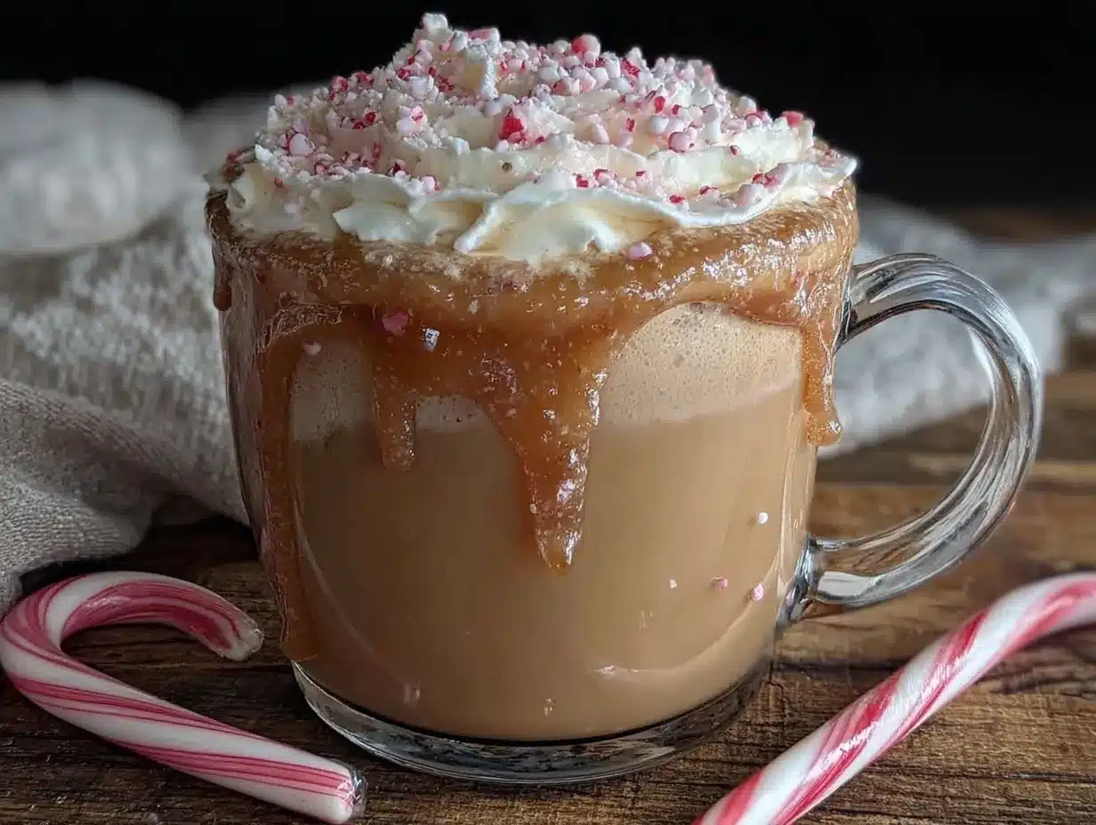 creamy peppermint mocha latte preparation steps
