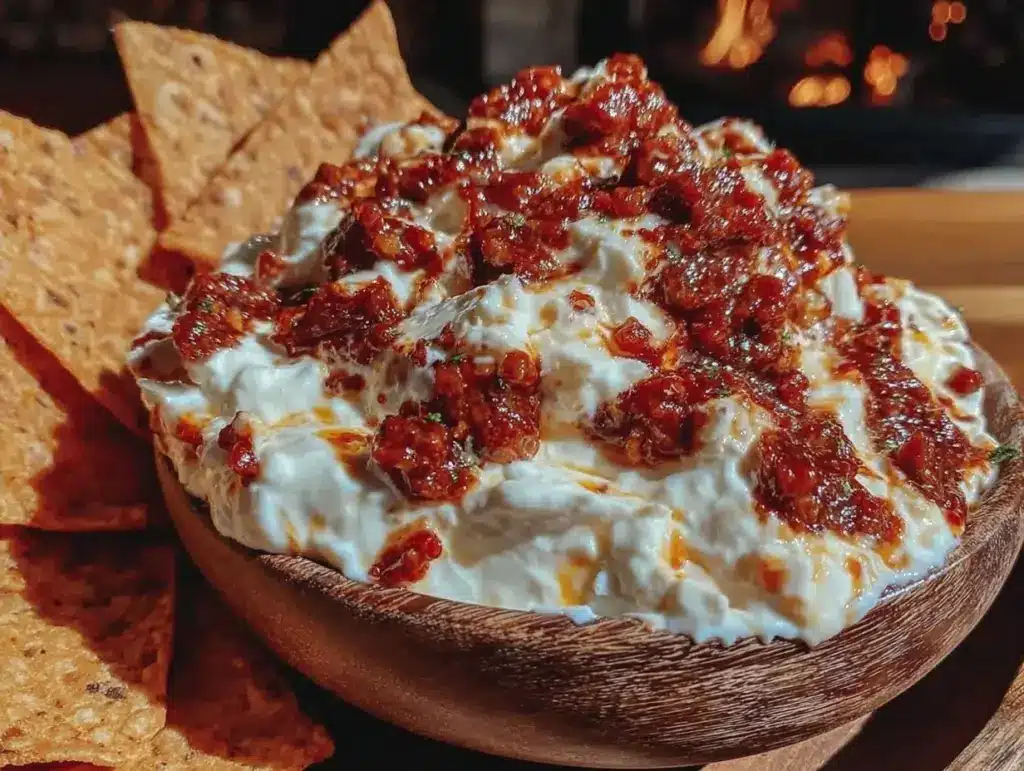 creamy queso blanco with chorizo - featured image