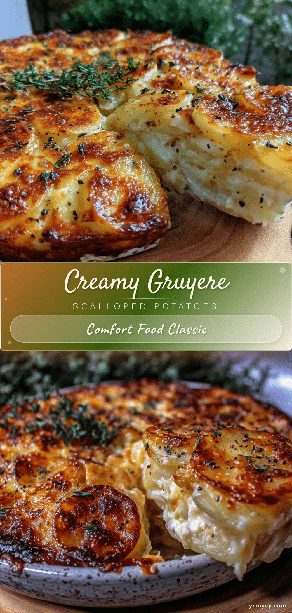 creamy scalloped potatoes with gruyere recipe