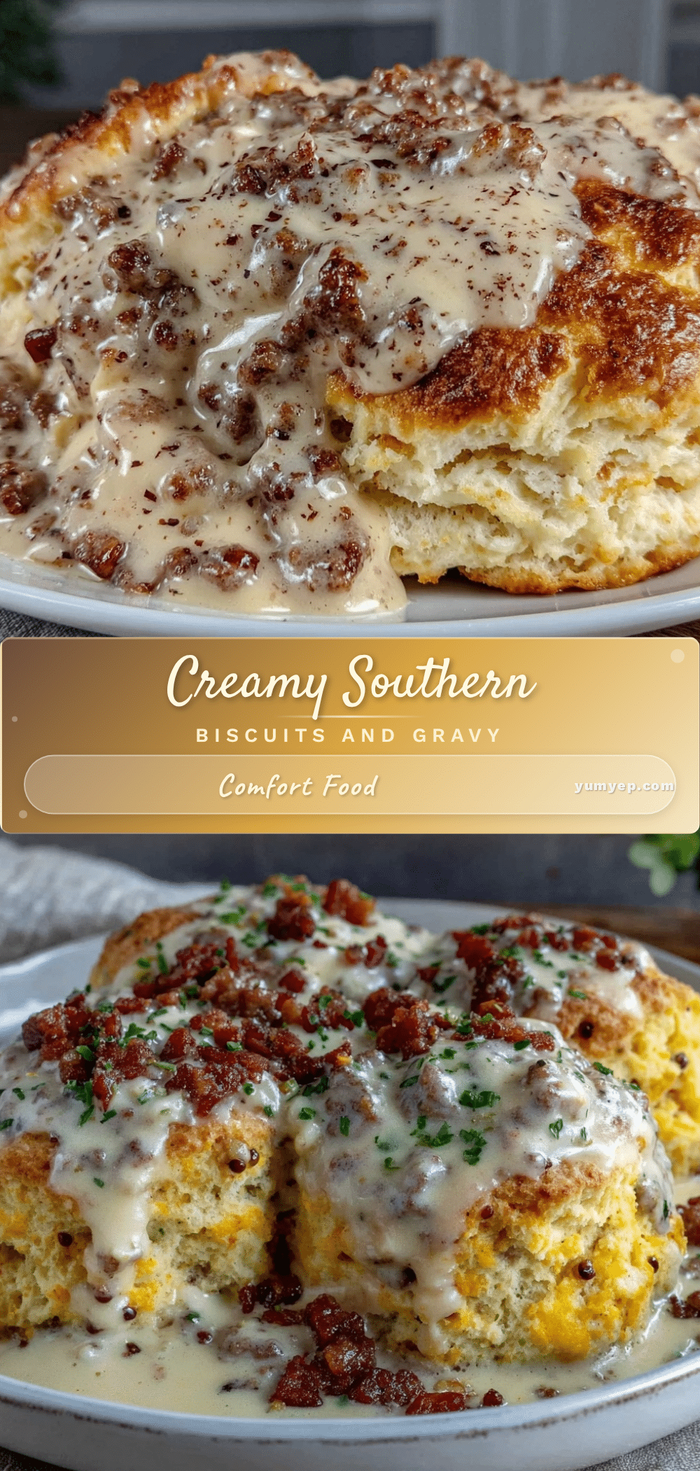 creamy southern biscuits and gravy recipe