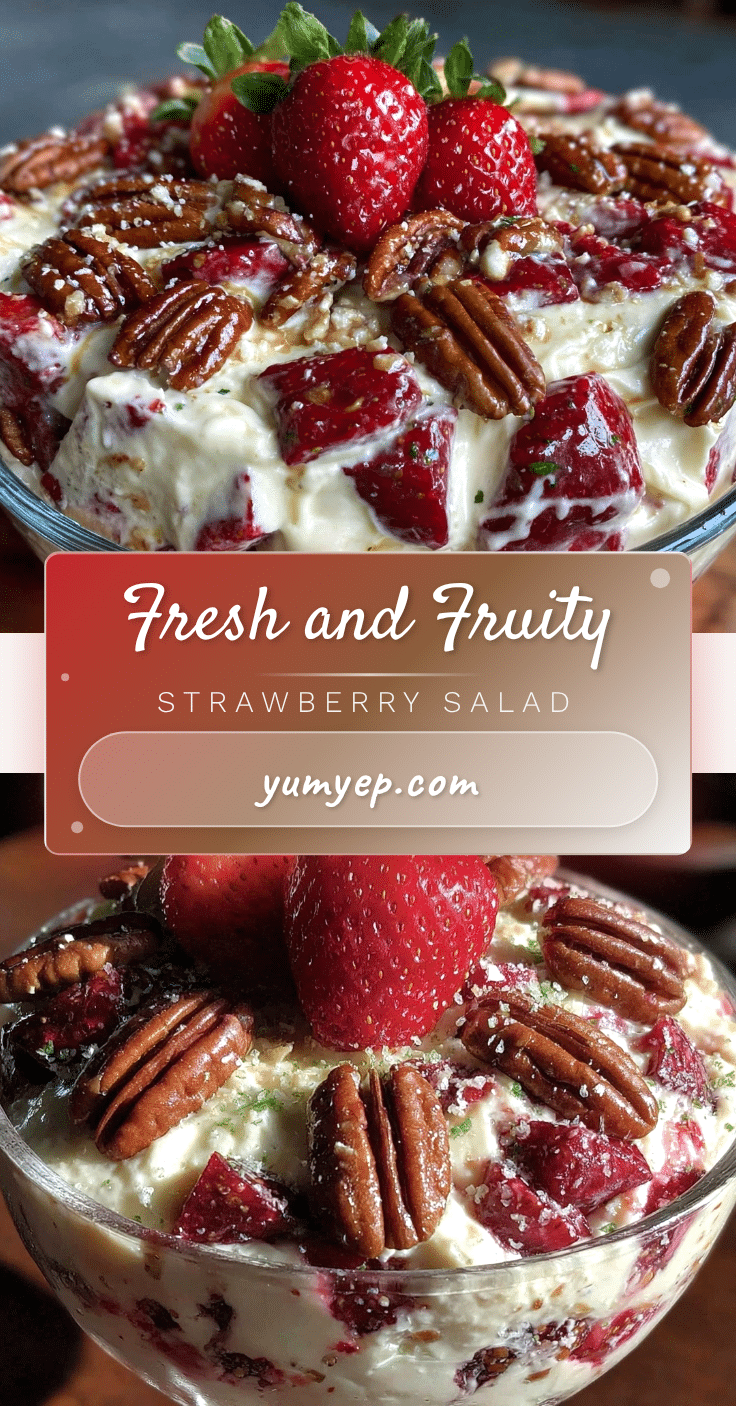 creamy strawberry salad recipe