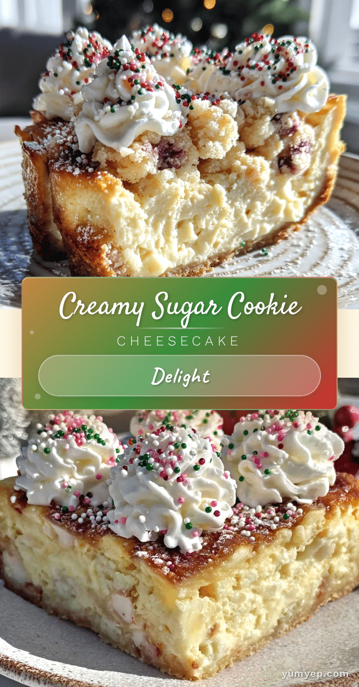 creamy sugar cookie cheesecake recipe