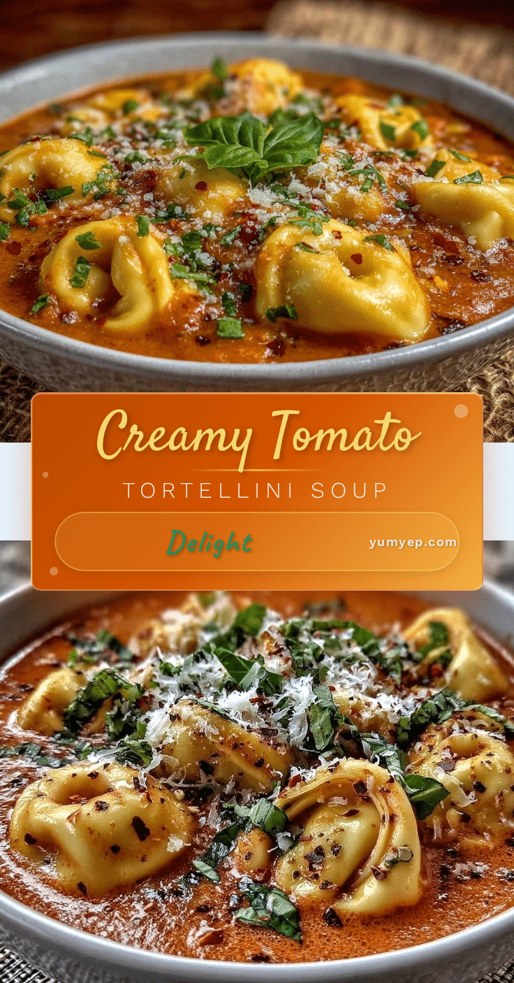 creamy tomato tortellini soup recipe