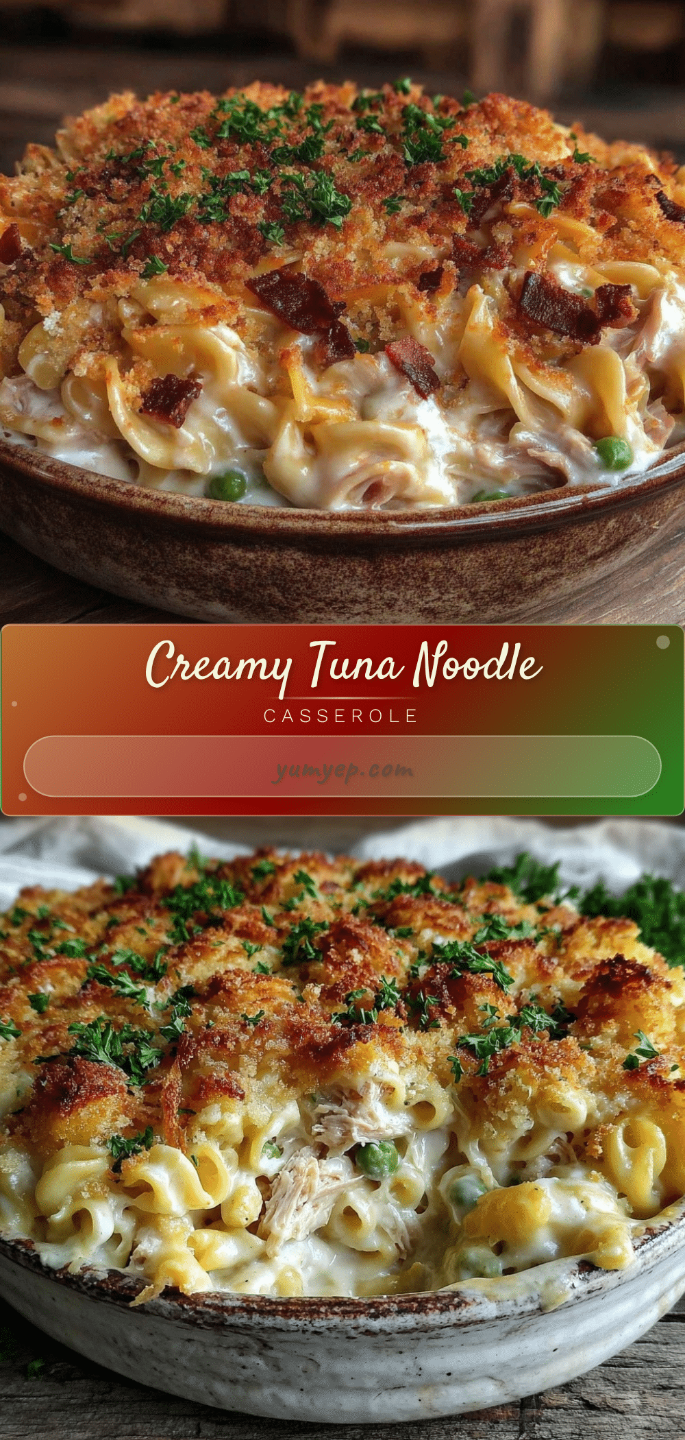 creamy tuna noodle casserole recipe