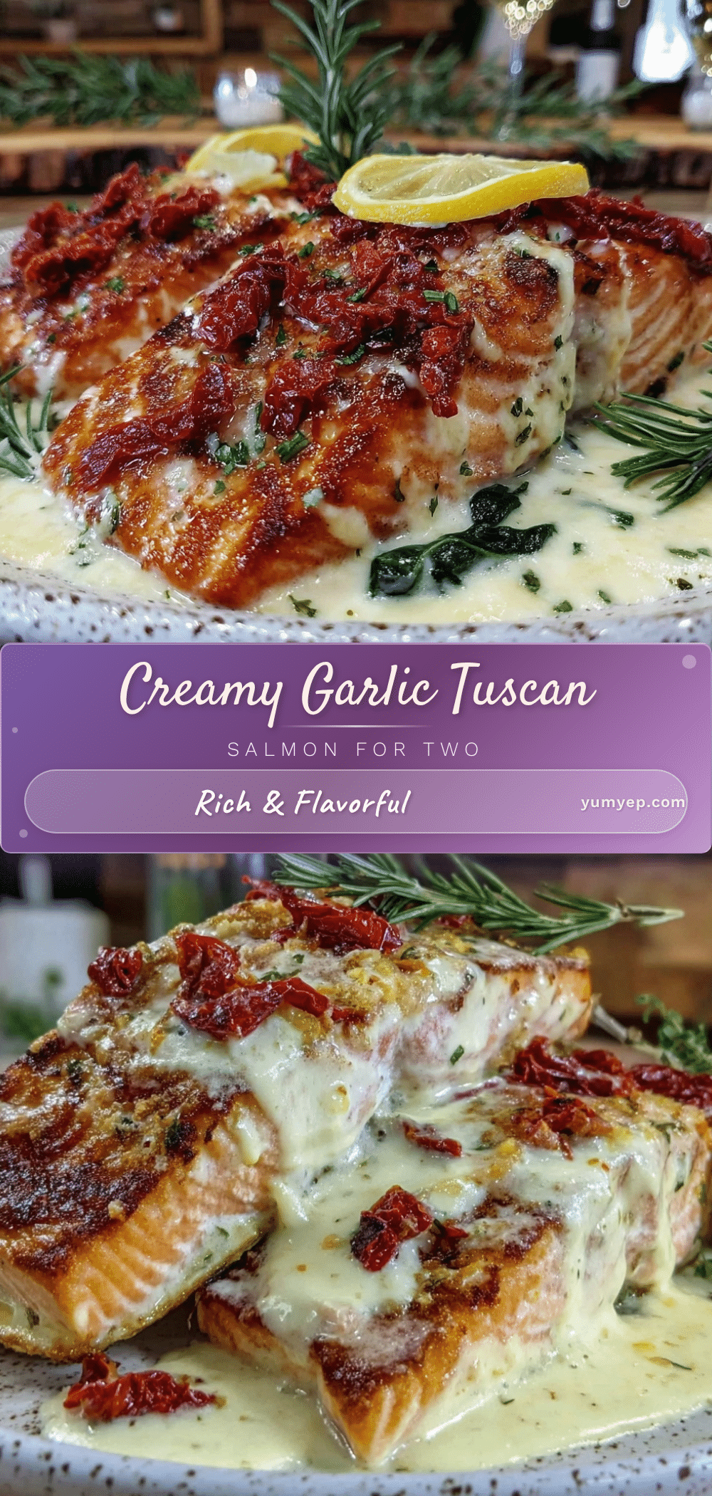 creamy tuscan salmon recipe